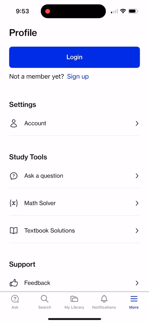 Course Hero onboarding screen 5
