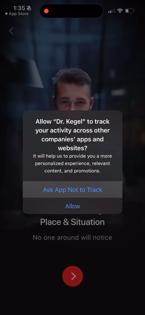 Dr Kegal App onboarding screen 5