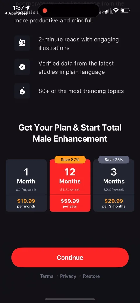 Dr Kegal App onboarding screen 101