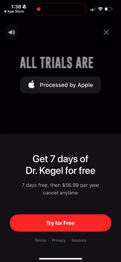 Dr Kegal App onboarding screen 133