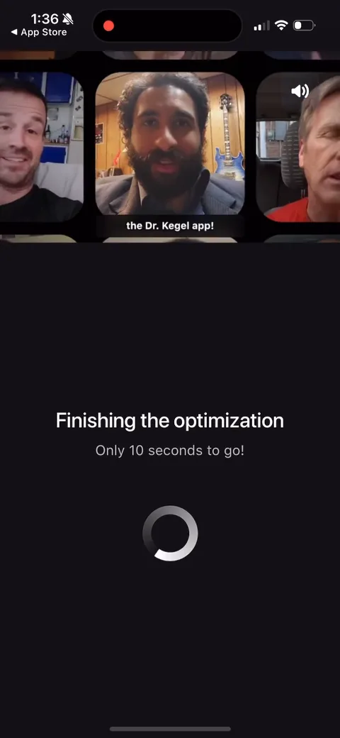Dr Kegal App onboarding screen 29