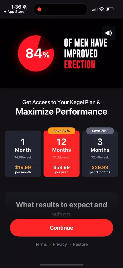 Dr Kegal App onboarding screen 38