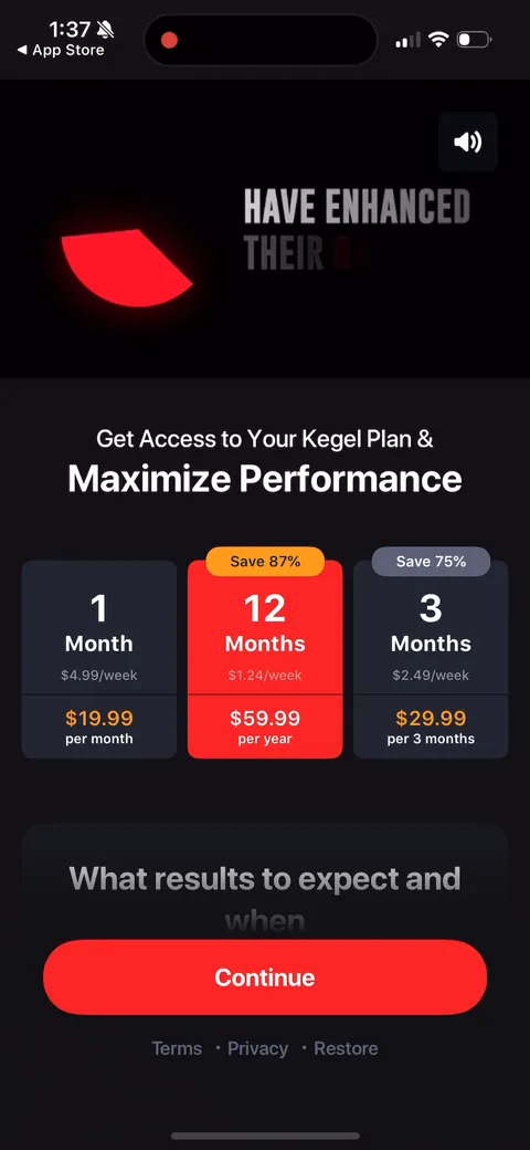 Dr Kegal App onboarding screen 41
