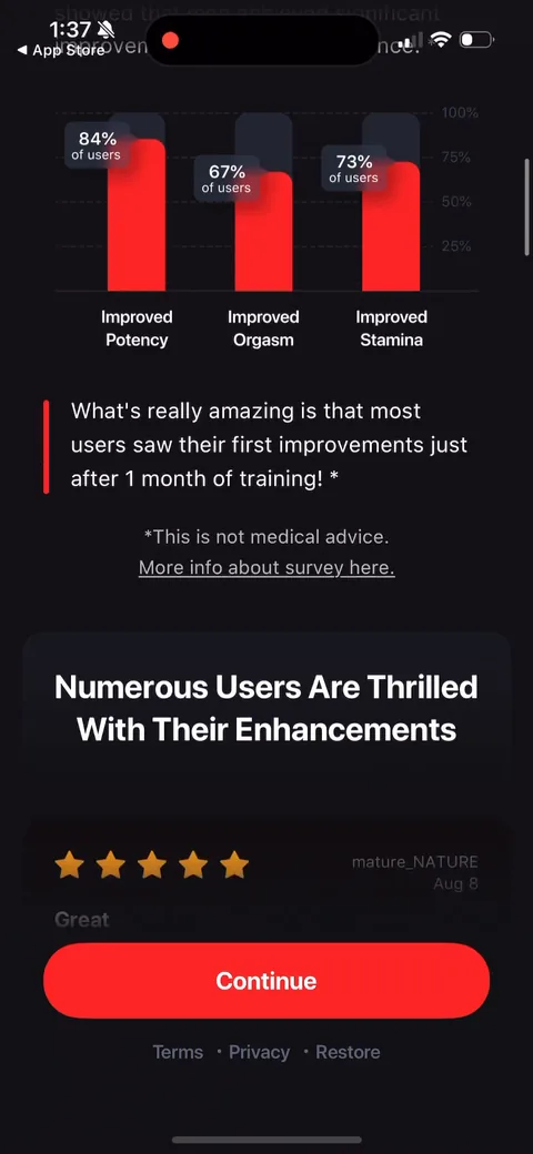 Dr Kegal App onboarding screen 59