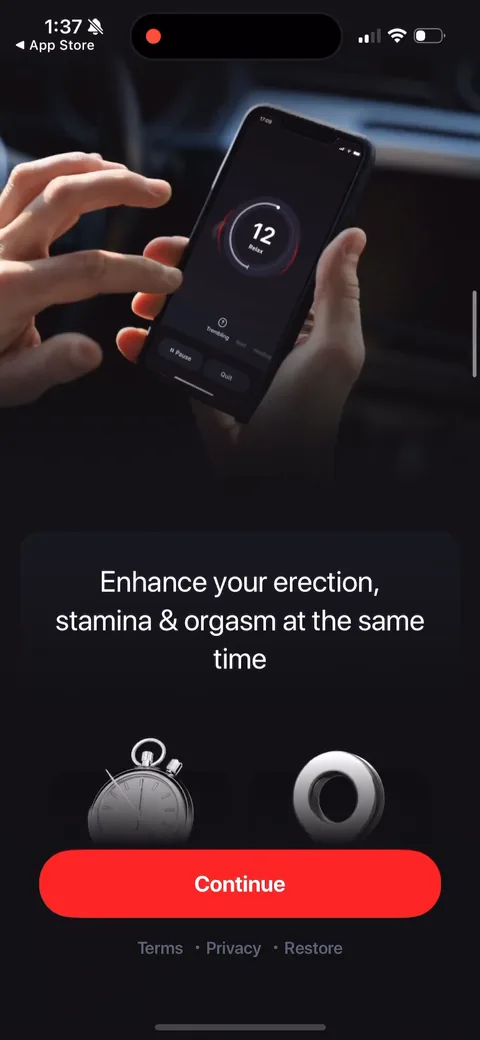 Dr Kegal App onboarding screen 65