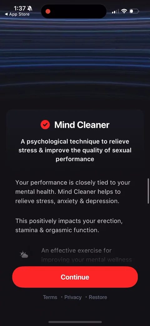 Dr Kegal App onboarding screen 77