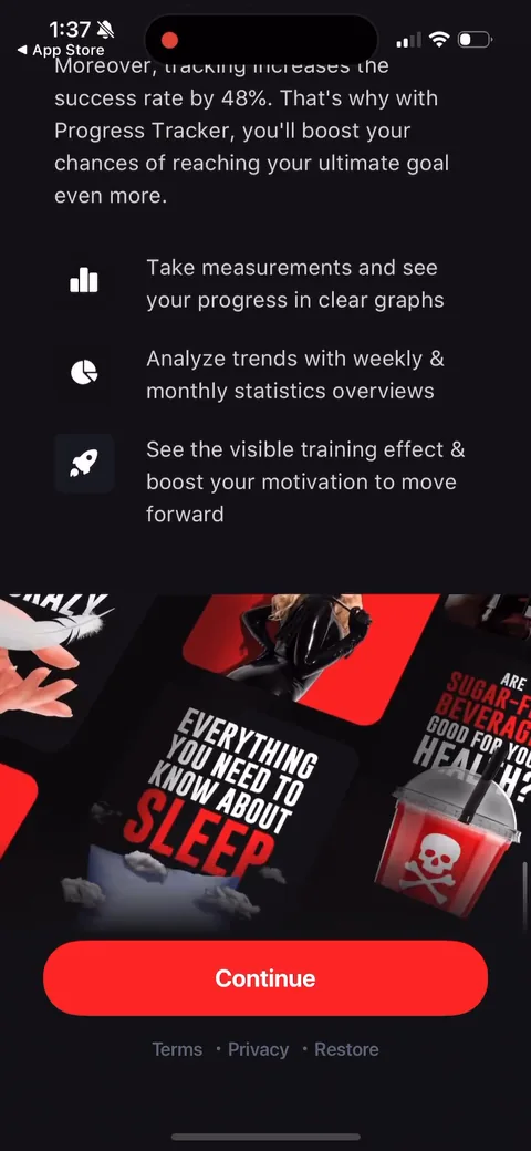 Dr Kegal App onboarding screen 86