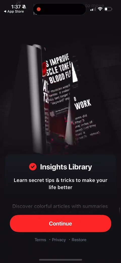 Dr Kegal App onboarding screen 90
