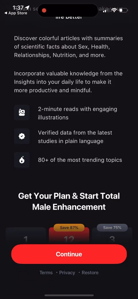 Dr Kegal App onboarding screen 99