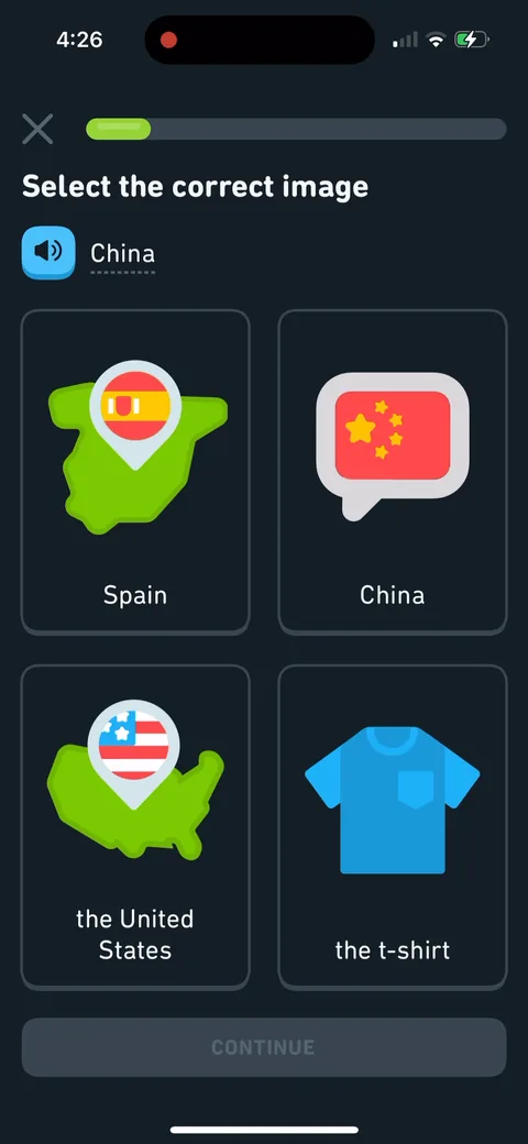Duolingo onboarding screen 46