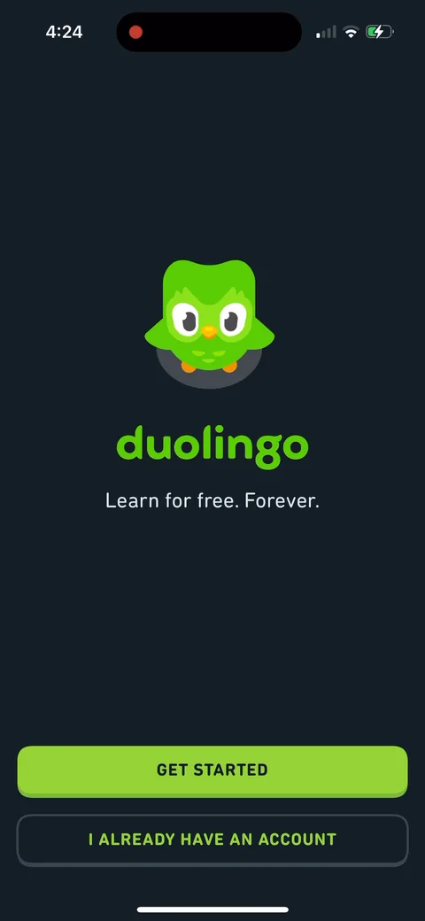 Duolingo onboarding flow