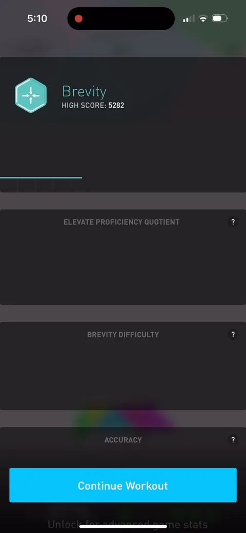 Elevate onboarding screen 112