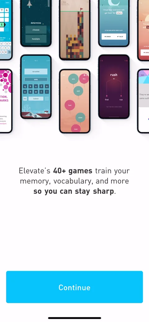 Elevate onboarding screen 25