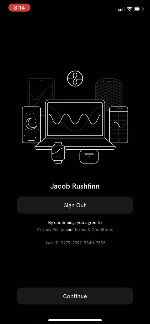 Endel onboarding screen 53