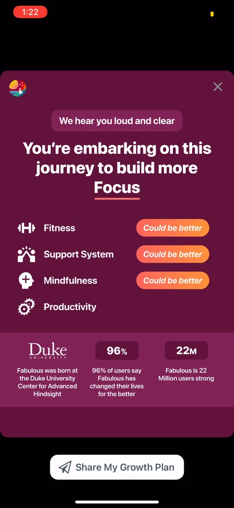 Fabulous onboarding screen 19