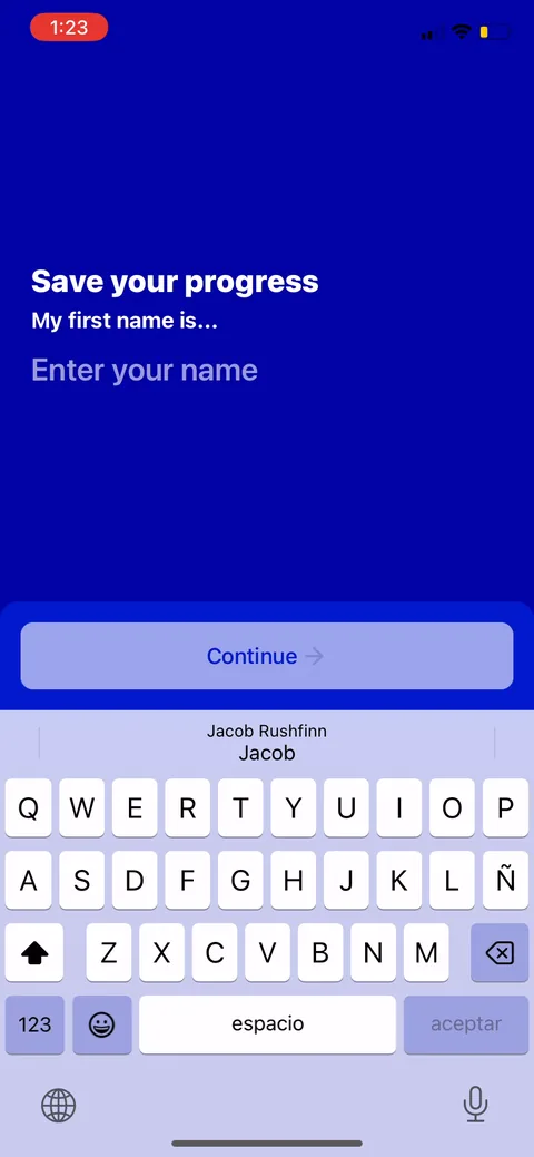 Fabulous onboarding screen 21