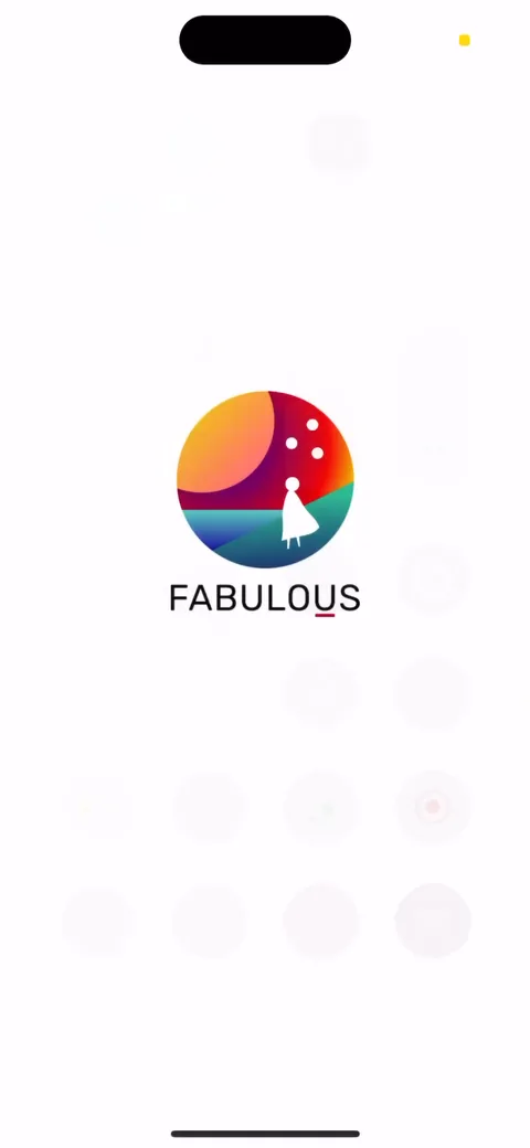 Fabulous onboarding screen 1