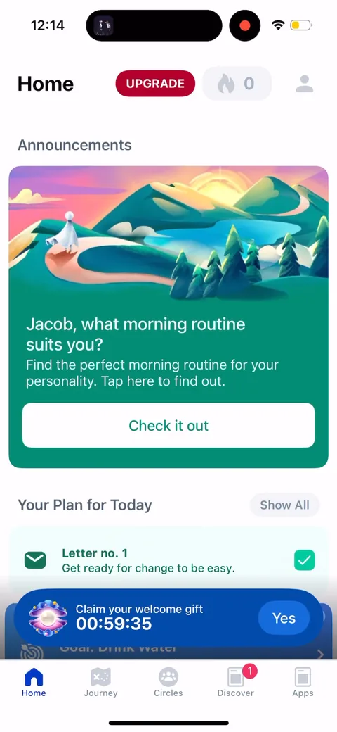 Fabulous onboarding screen 108