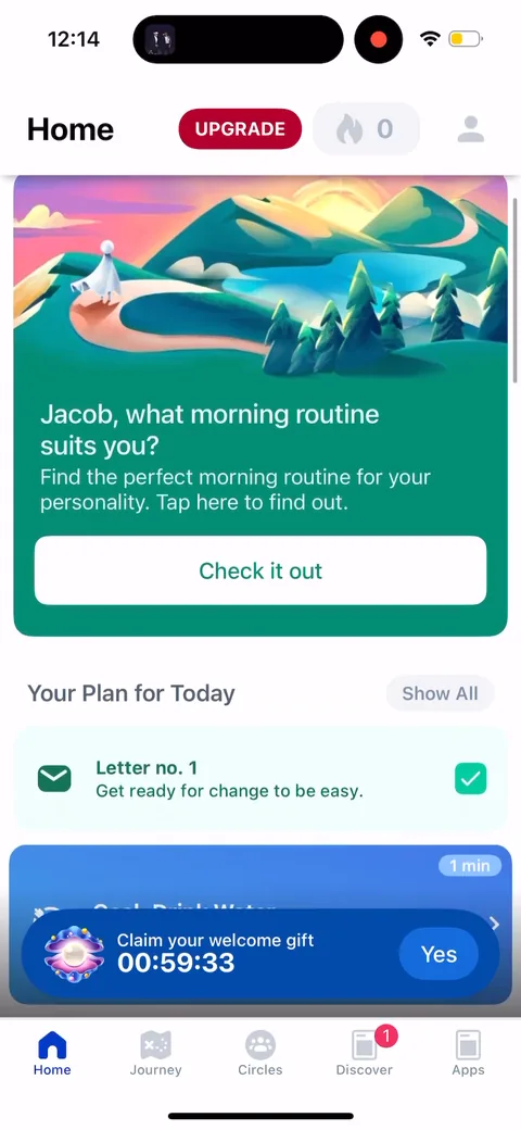 Fabulous onboarding screen 109