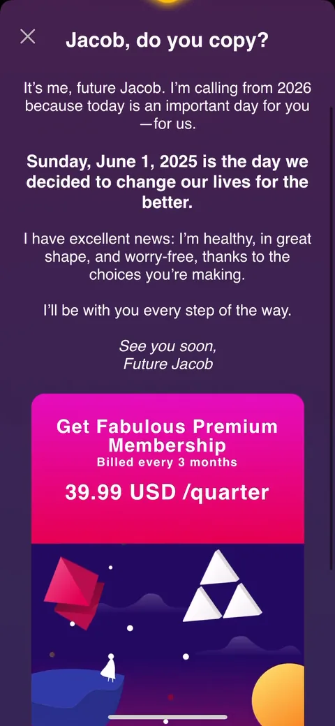 Fabulous onboarding screen 67