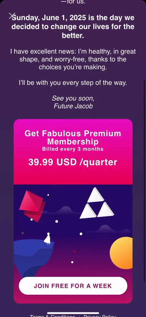 Fabulous onboarding screen 68