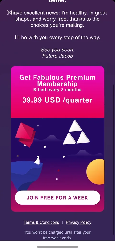 Fabulous onboarding screen 69
