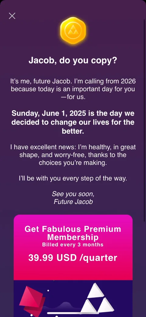 Fabulous onboarding screen 71