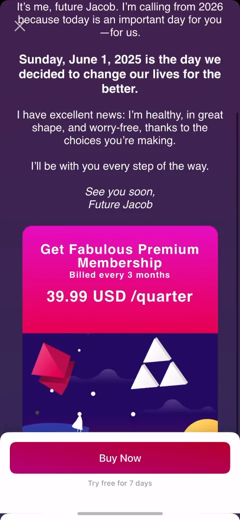 Fabulous onboarding screen 72
