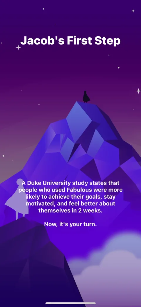 Fabulous onboarding screen 77