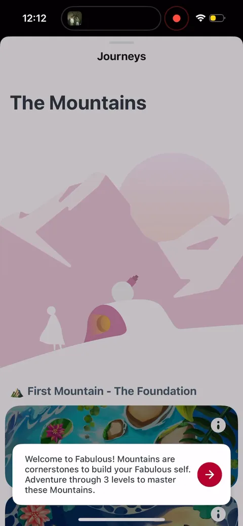 Fabulous onboarding screen 83