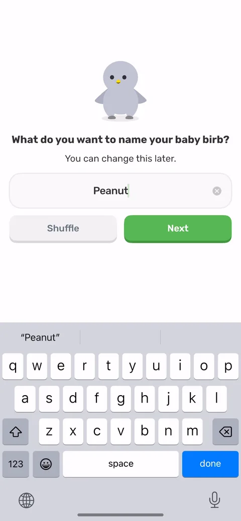 Finch onboarding screen 10
