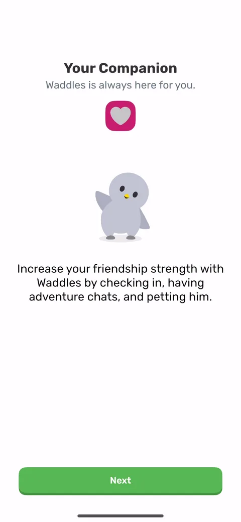 Finch onboarding screen 23