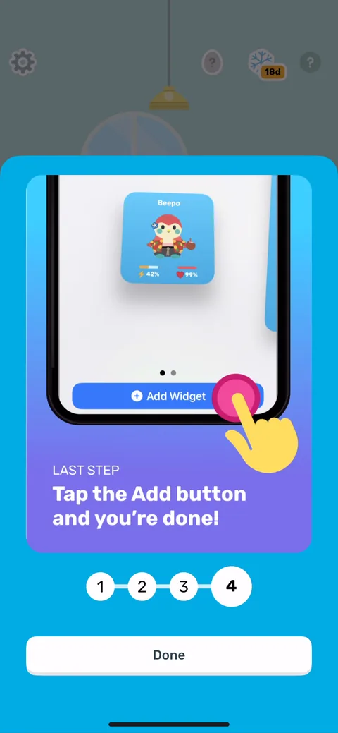 Finch onboarding screen 42