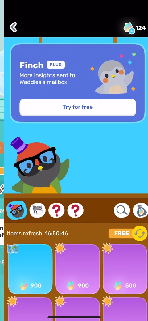 Finch onboarding screen 53