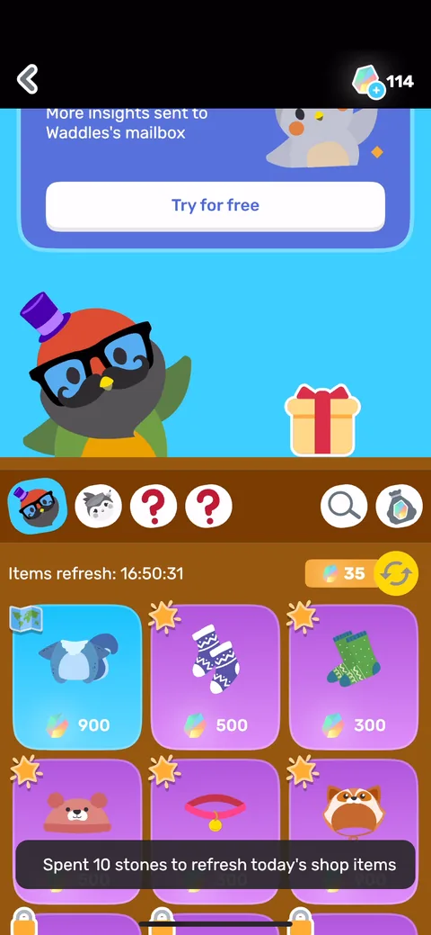 Finch onboarding screen 56