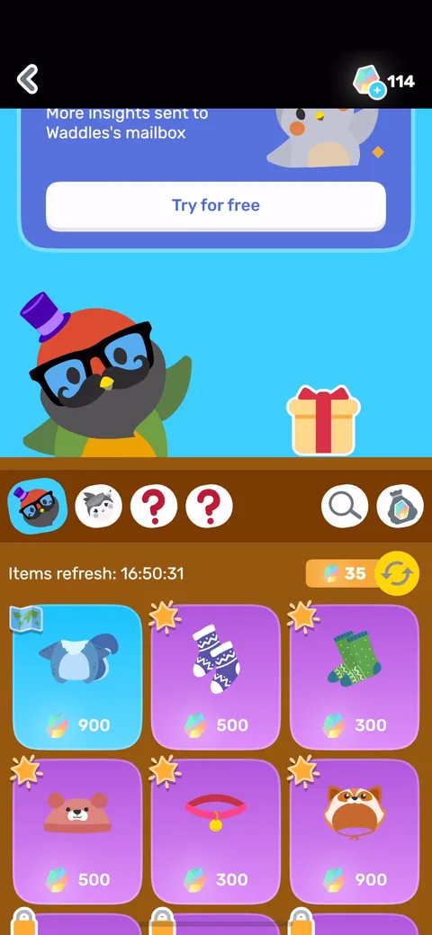 Finch onboarding screen 57
