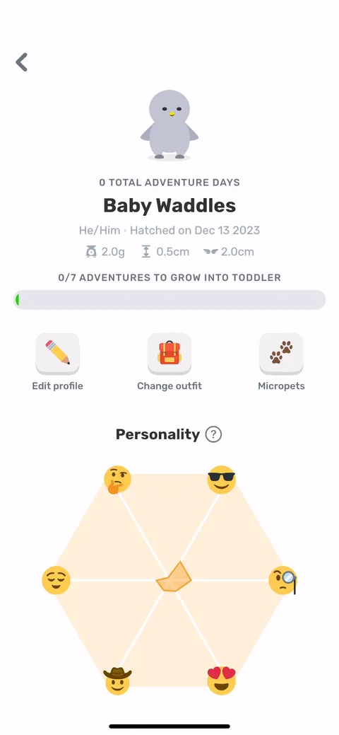 Finch onboarding screen 78