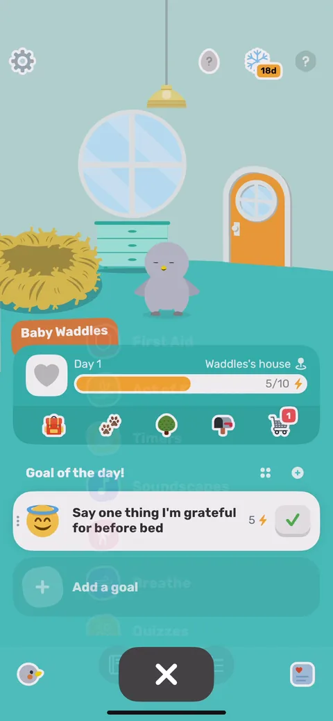 Finch onboarding screen 80