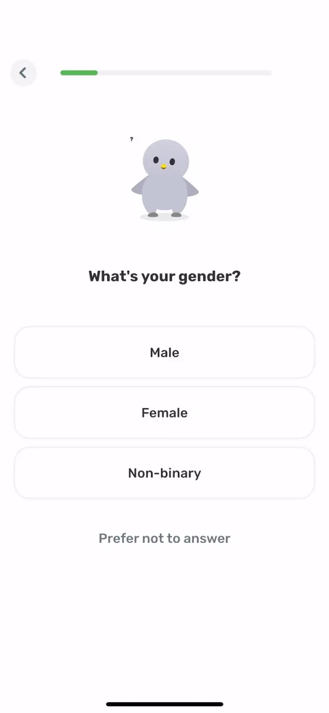 Finch onboarding screen 44
