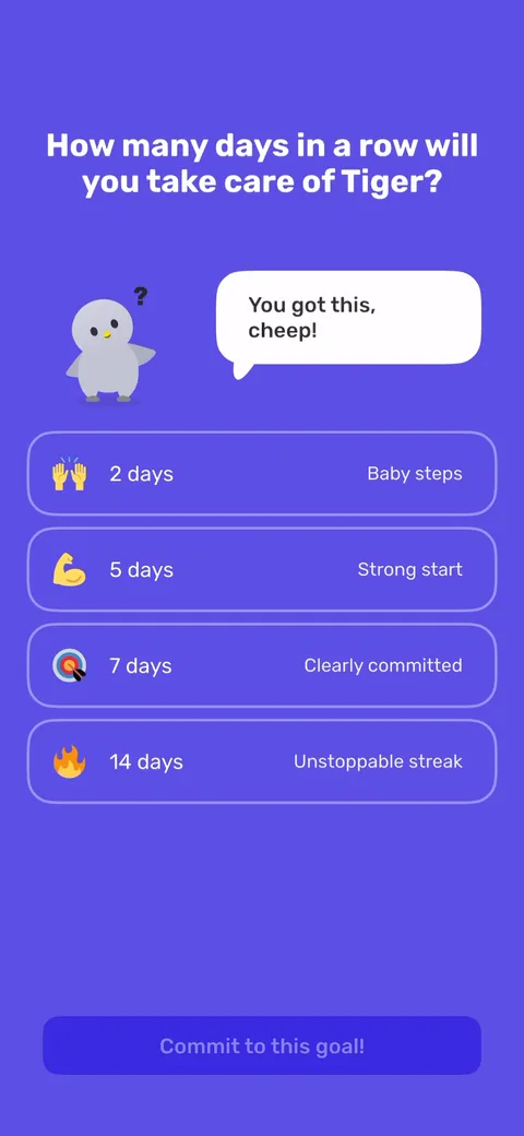Finch onboarding screen 87