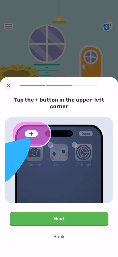 Finch onboarding screen 93