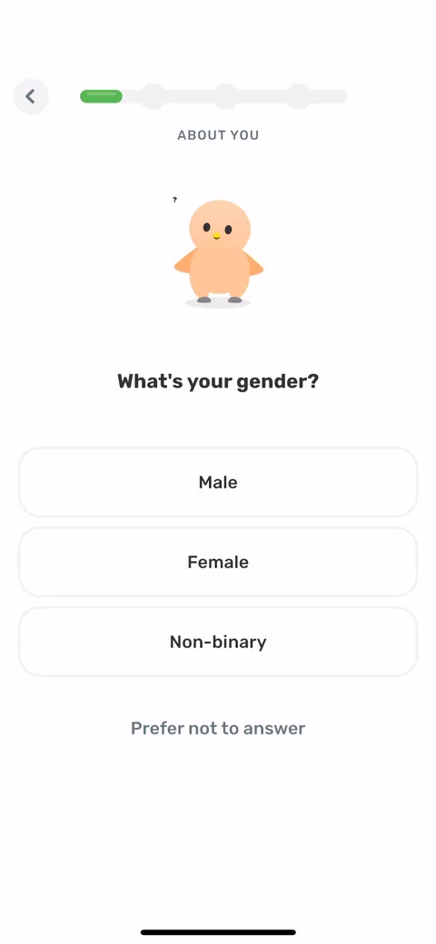 Finch onboarding screen 14
