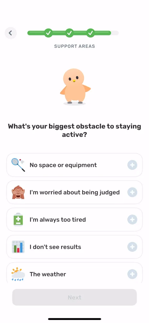 Finch onboarding screen 43