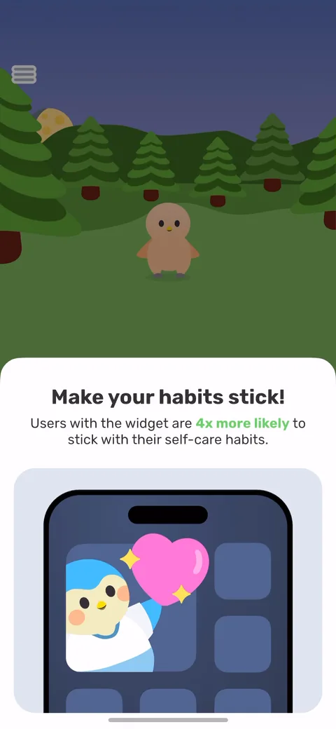 Finch onboarding screen 60