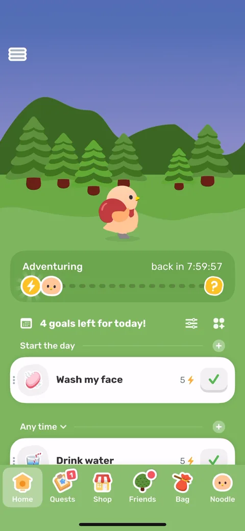 Finch onboarding screen 72
