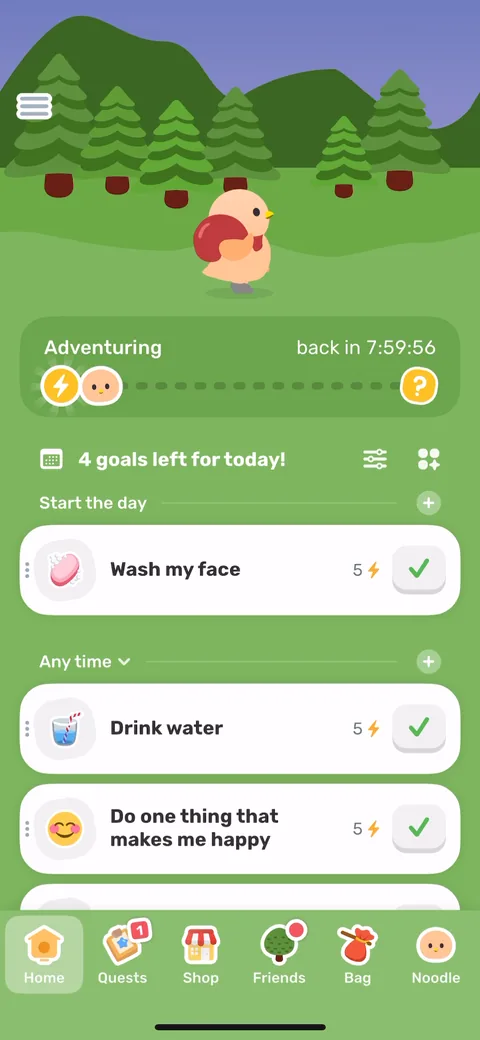 Finch onboarding screen 73
