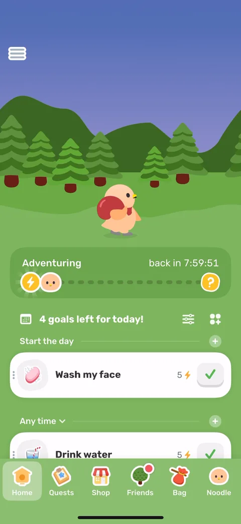 Finch onboarding screen 76
