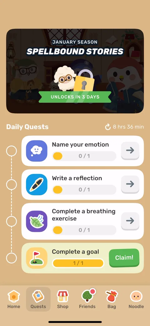 Finch onboarding screen 79