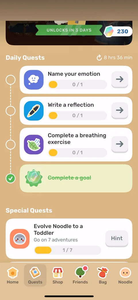 Finch onboarding screen 81