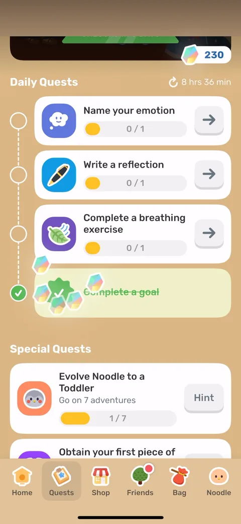 Finch onboarding screen 82